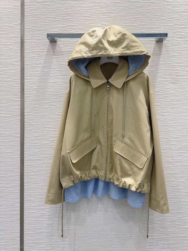 Loe W*E 2025Fw new trench coat, comfortable and versatile, stocked by a trading