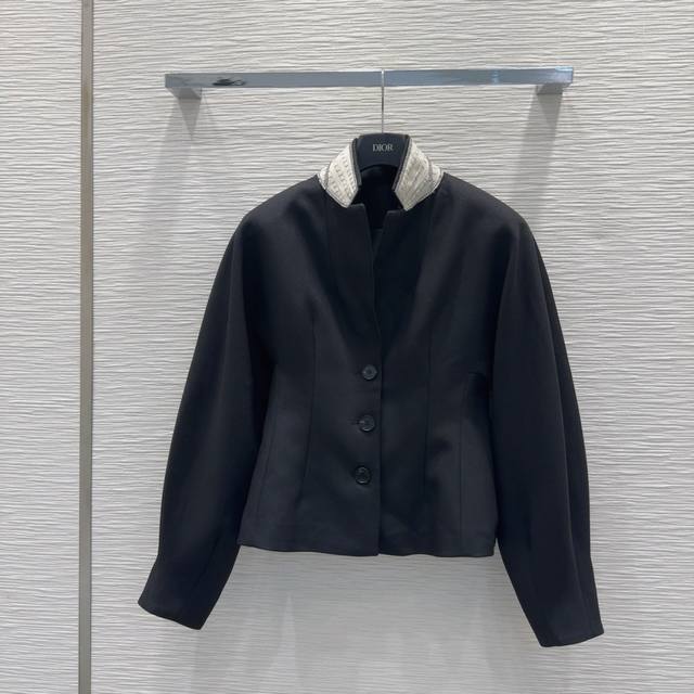 Christian Dio*2025Fw new simple and elegant suit jacket with very high-end impor