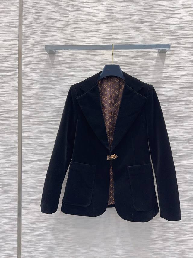 Louis Vuitto*2025Fw new coat, custom-made velvet fabric, retro and stylish, perf