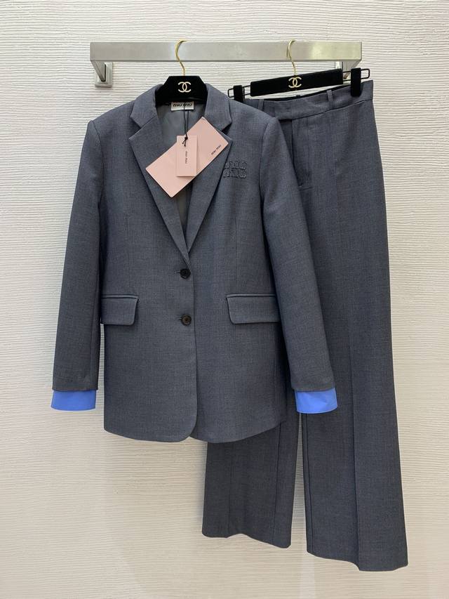 Pants: Miumi* new high-end boutique custom silk wool fabric, soft and comfortab