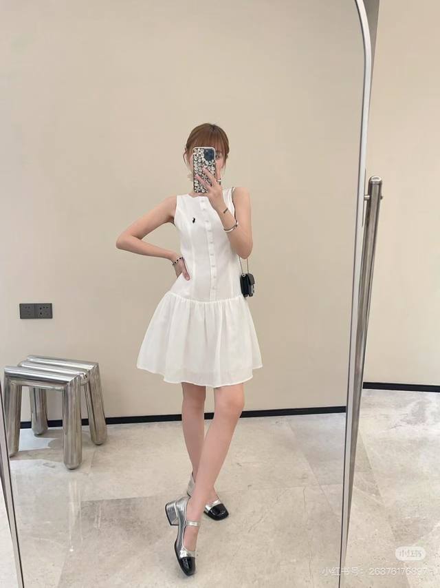 Ralph Lauren RL*'s new preppy-inspired Moonlight White dress! Made from high-en