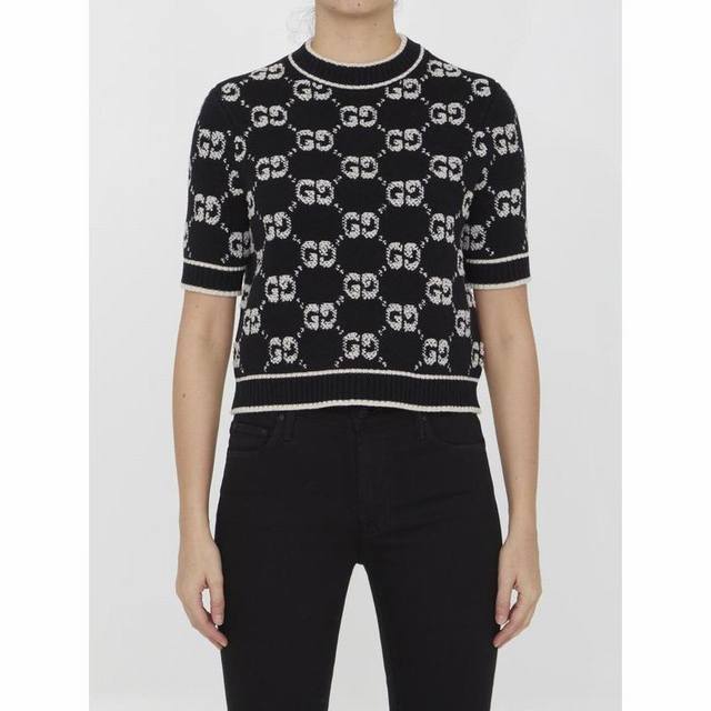 Gucc*2024 Spring/Summer new style, G-brand custom classic Gg terry fleece with 3