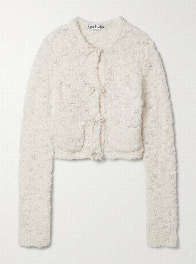 Acnestud*Ios Early Fall new high-end custom wool blend yarn fabric, sweet temper