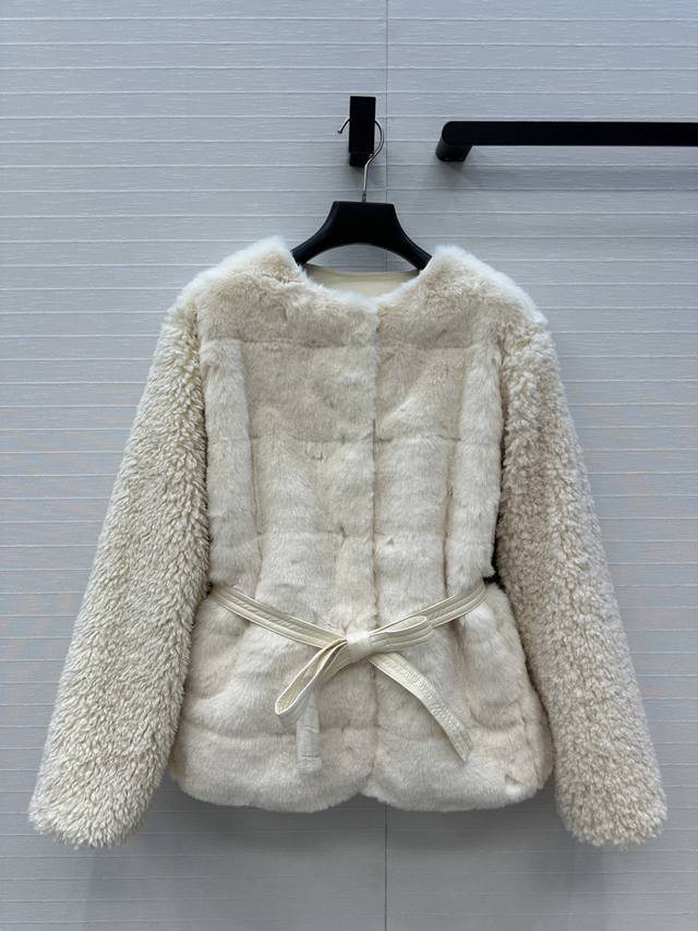 Hot-selling Moncl*25 new eco-friendly fur teddy down jacket, featuring a plush,