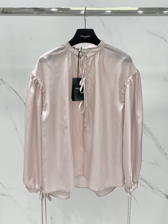 Saint home loose and elegant loose shirt Custom fabric development High-end cust