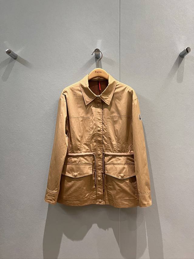 New arrival, hooded lapel, waist-hugging design, shirt-style jacket with flap p