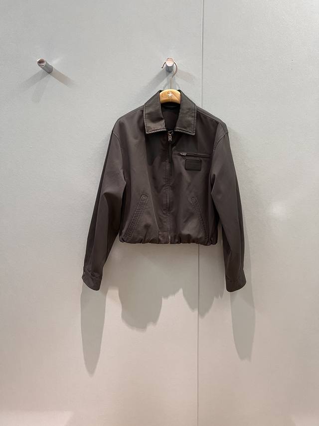 Early autumn new style recommendation Ac Barn workwear style leather collar pat