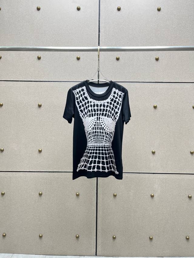B Pearl Print T-shirt! Rayon Reactive Print Sml DDD