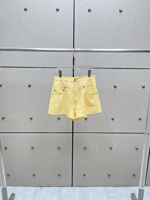 Linen washed loose shorts! Linen Sml DDD