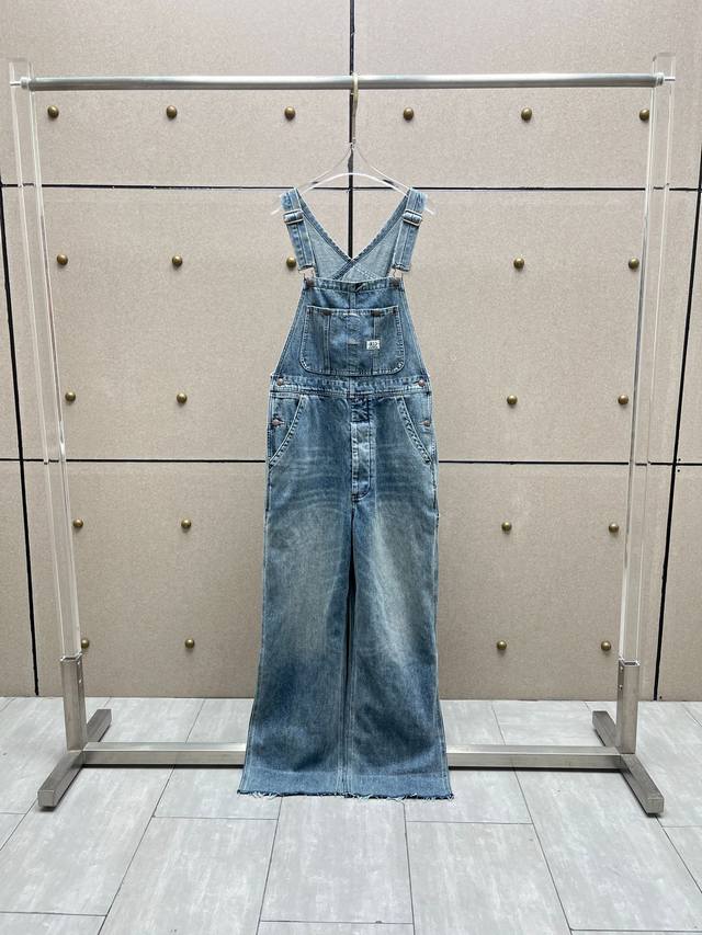 R 1* Detailed washed overalls! Cotton Sml DDD
