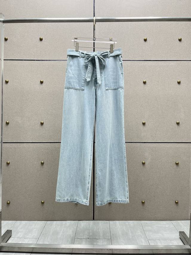 Spring and summer new belt jeans! Cotton Sml DDD
