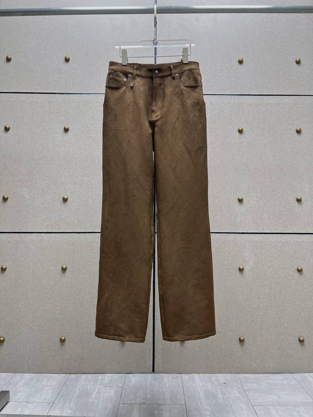 New 1 3 Autumn and Winter Faux Suede Pants! Fiber Fleece Sml DDD