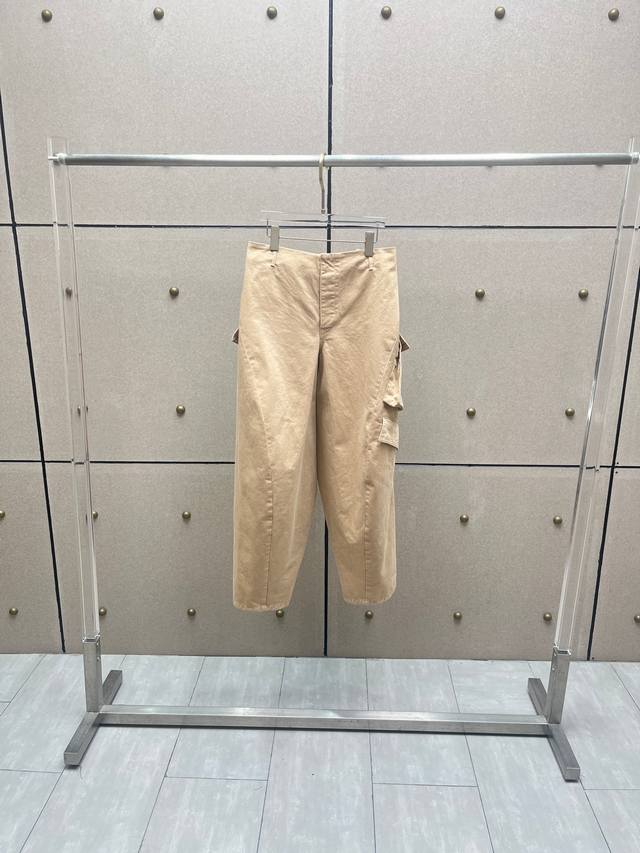 Alai dyed multi-pocket trousers! Cotton two-color Sml DDD