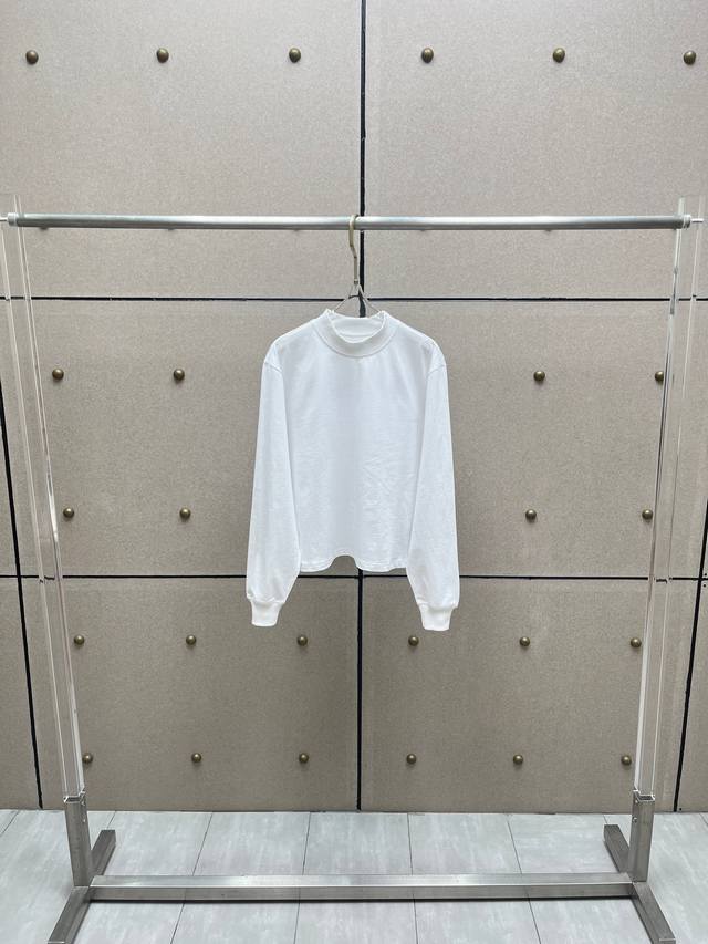 Embroidered long-sleeved loose T-shirt! Cotton Sml DDD