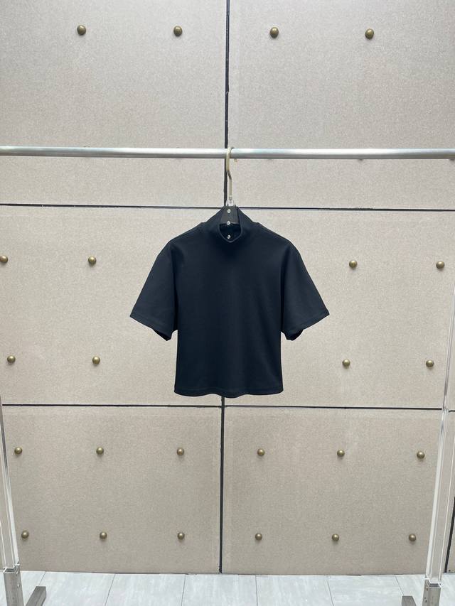 Alai button-down short-sleeved T-shirt! Cotton two-color Sml DDD