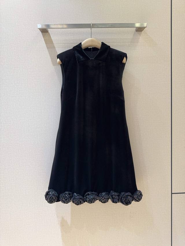 Leo&Lin's new style recommendation: autumn/winter velvet sleeveless vest dress.