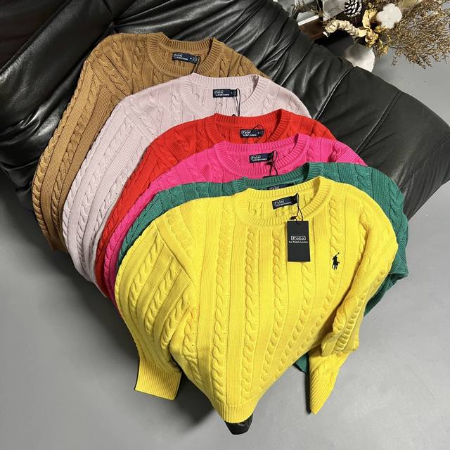 Ralph Lauren 25 early autumn new sweater takes the autumn and winter color bomb