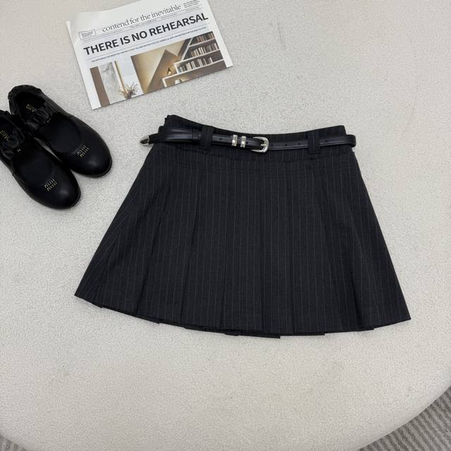 Sweet or salty, niche 25, all-match early autumn style, thin belt decorated plea