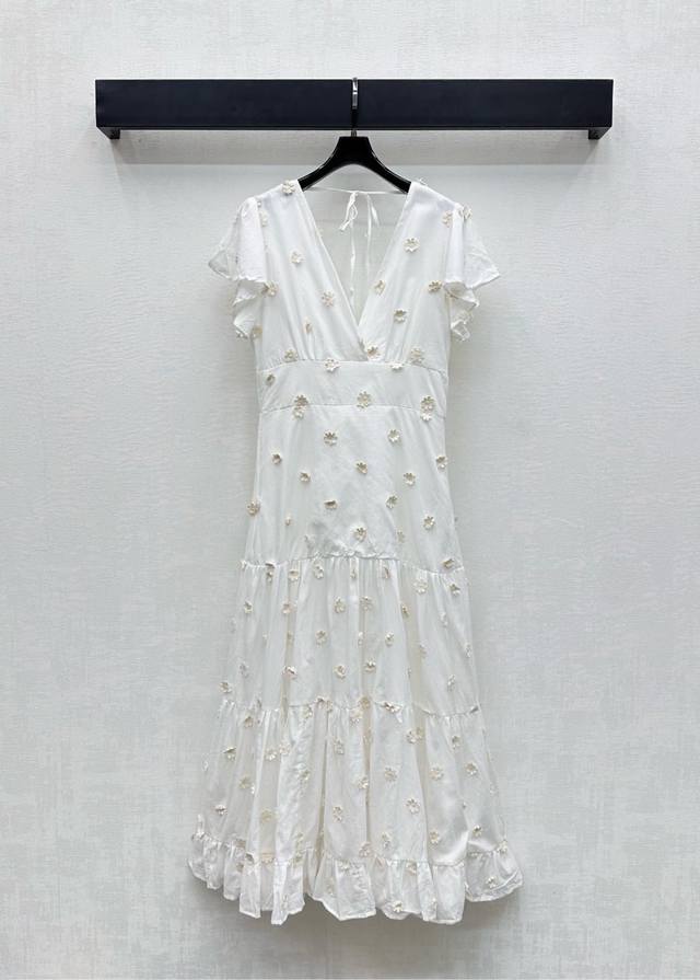 Zimmerman*2025 New Arrival Pleated Dress Custom Made YB Imported Twill Cotton Dr