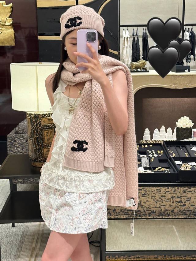 Chane* 25A Premium Handcrafted Collection's new winter cashmere scarf is a must-