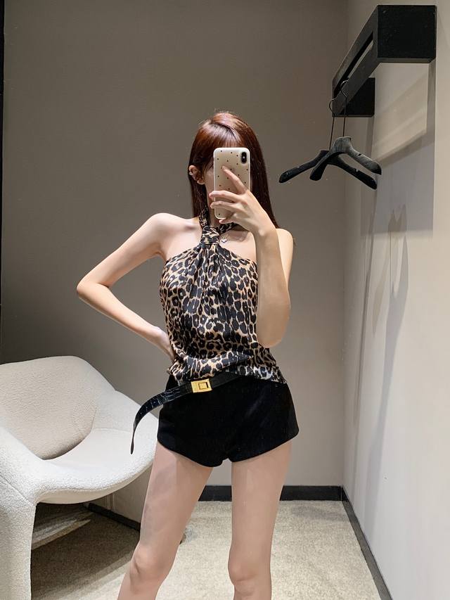 Saint Laur*Nt 25Fw Early Fall New Black High-Rise Belt Basic Shorts | Exclusive