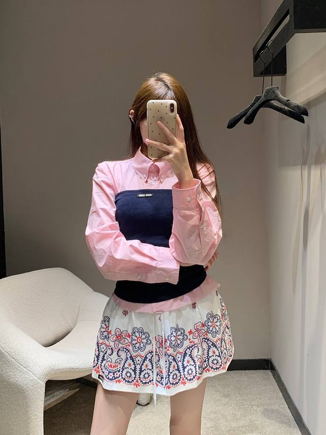 Miumi* 25Fw Early Fall new micro-label knit tube top | Exclusive high-end produc