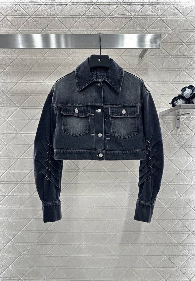 Dio* 2025 New Arrival Whitened Distressed Denim Jacket Custom Yb Cotton Twill De