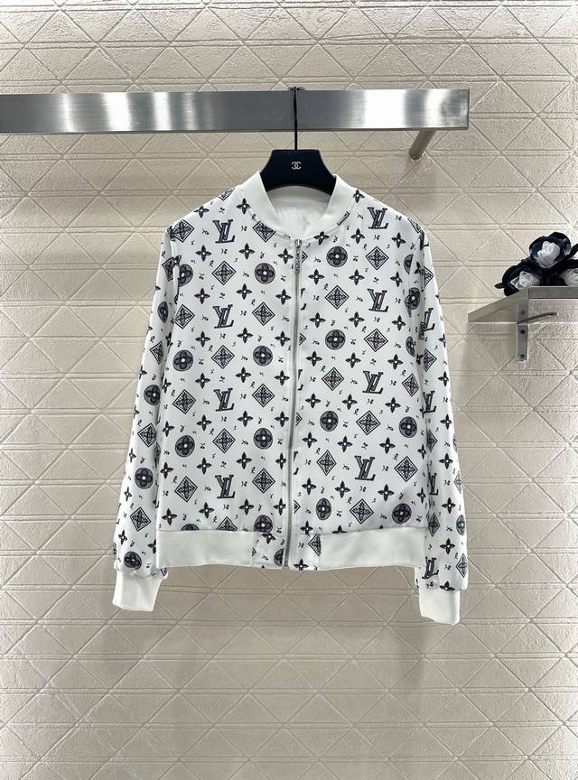Louis Vuitto* 2025 New Arrivals Four-Leaf Clover Print Jacket Custom Yb imported