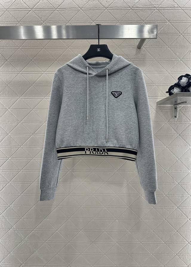 Prad* 2025 New Arrival: Web Hoodie and Pants Set. Custom Yb twill cotton. Comfor