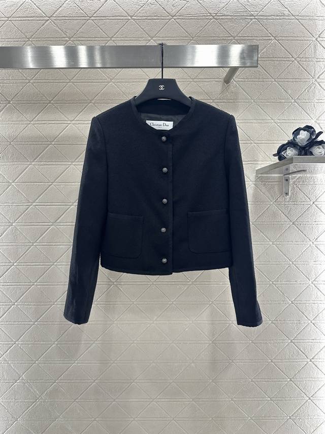 Dio* 2025 New Arrivals Round-neck, straight-shoulder suit jacket. Custom-made. M