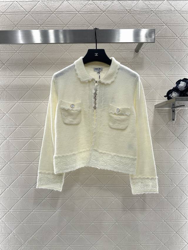 Chane* 2025 New Arrivals: Crochet Lace Knitted Cardigan and Skirt Set. Custom-ma
