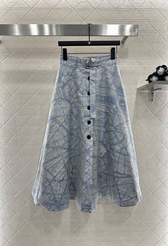 Dio* 2025 New Arrival: Jacquard Belt Umbrella Skirt. Custom Yb imported jacquard