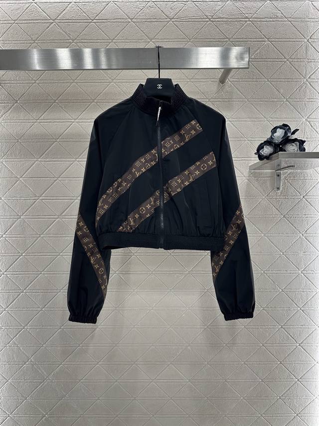 Louis Vuitto* 2025 New Arrivals: Bias-Cut Casual Jacket. Made from imported YB w