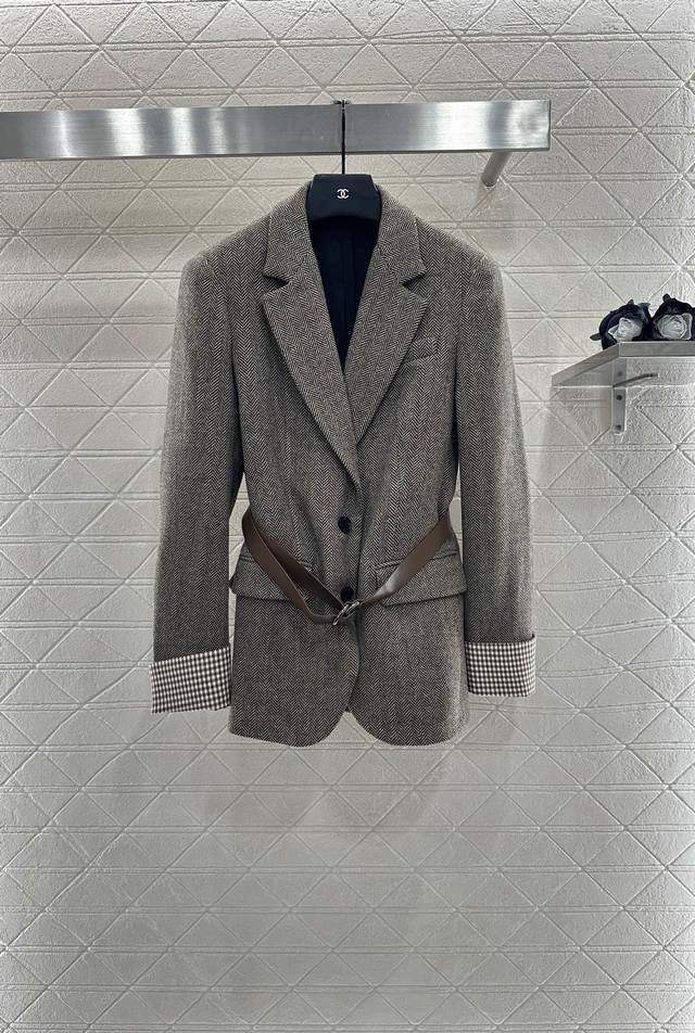 Bc* 2025 New Arrivals: Belt Suit Jacket. Custom-made Yb imported cotton and wool
