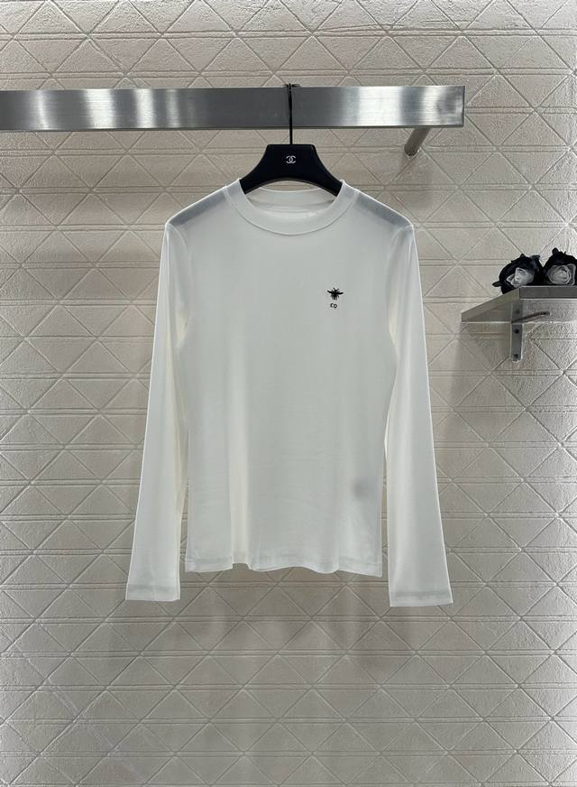 Dio* 2025 New Arrival Round Neck Logo Embroidered Base Shirt Custom Yb Imported
