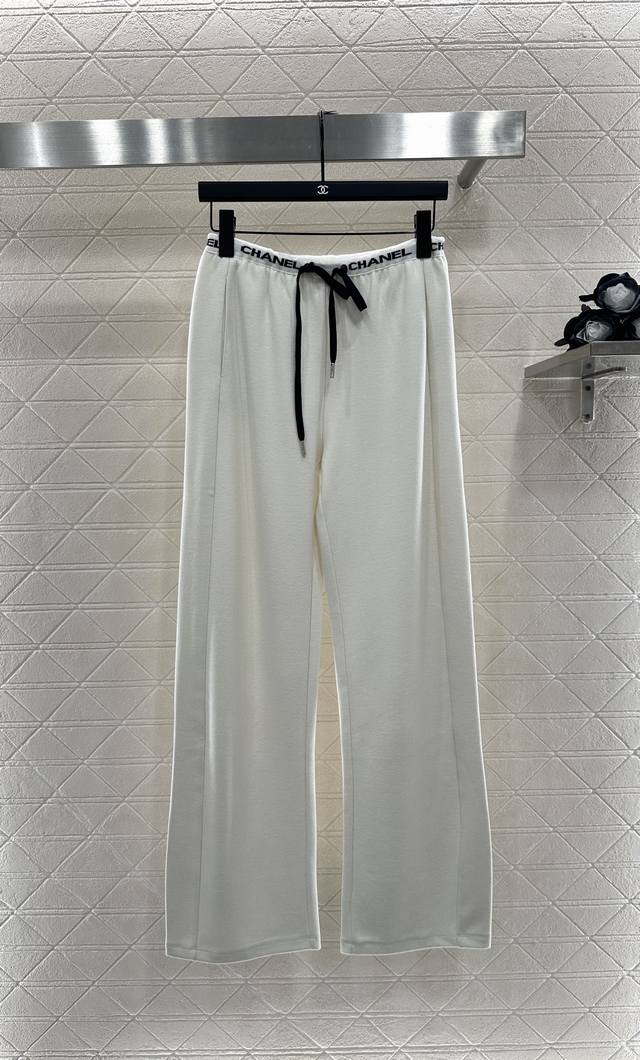Chane* 2025 New Arrival Drawstring Wide-Leg Pants Custom Made Yb Imported Cotton