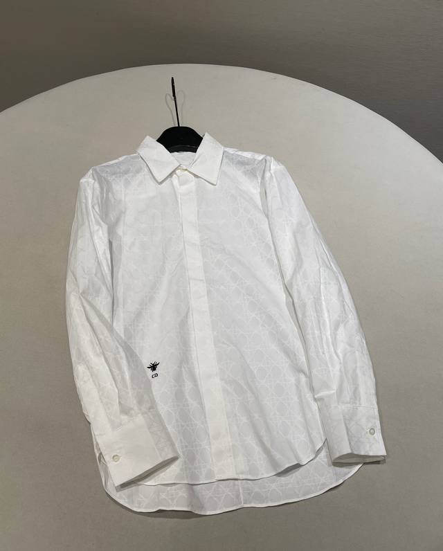 Size: 36 38 40 D's heavy-duty jacquard rattan checkered white shirt Customized o