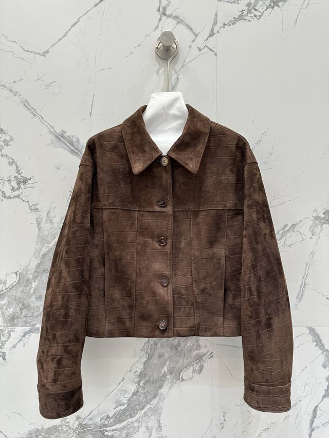 High-quality, stylish, sleek, calf-inspired leather jacket for chic young women