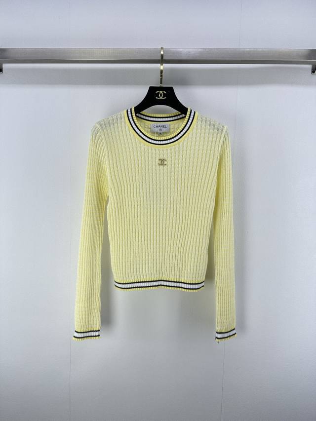 Chane* New Details 25 New Fall Knitted Round Neck Colorful Long Sleeves Made of