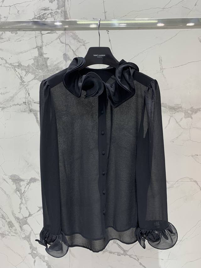Saint Laurent lace shirt Instantly transform into an autumn flower fairy The au