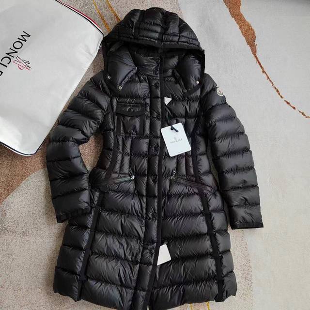Moncler Autumn/Winter Web-Style Women's Long Down Jacket Three-Standard Complete