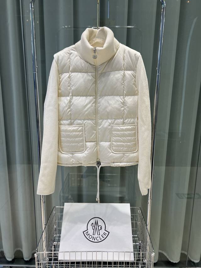 24 Moncler cashmere splicing down, reorder shipment Rich layering, very slim and