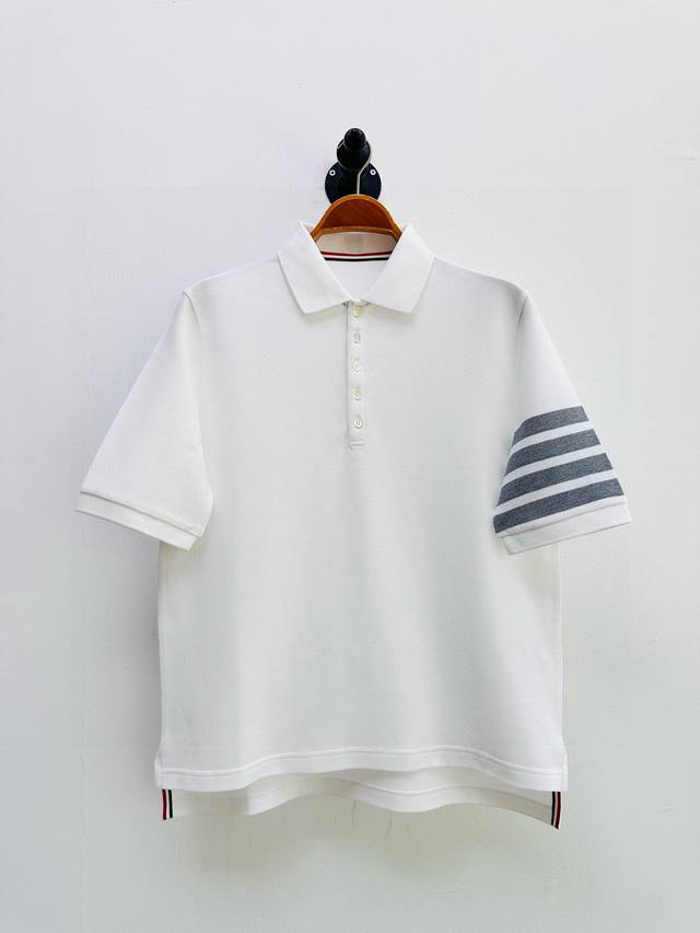 Tb Lapel T-shirt with webbing embellishment, Original factory P surplus fabric C