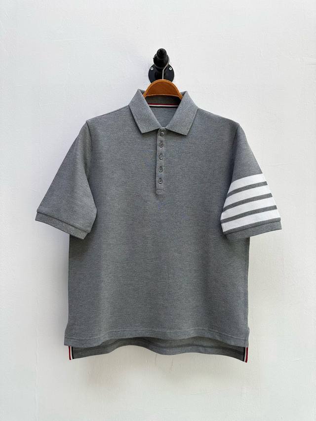 Tb Lapel T-shirt with webbing embellishment. Original factory P surplus fabric C