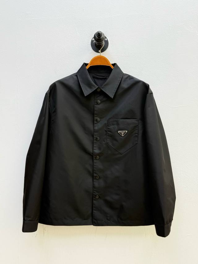 Pr Re-Nylon recycled nylon fabric shirt collar jacket, trading company order Mad