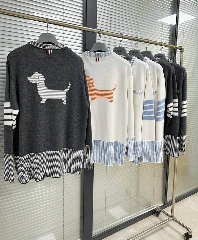 Crew-neck knitted Os chunky needle puppy round neck DDD. Unisex Os style. Impor
