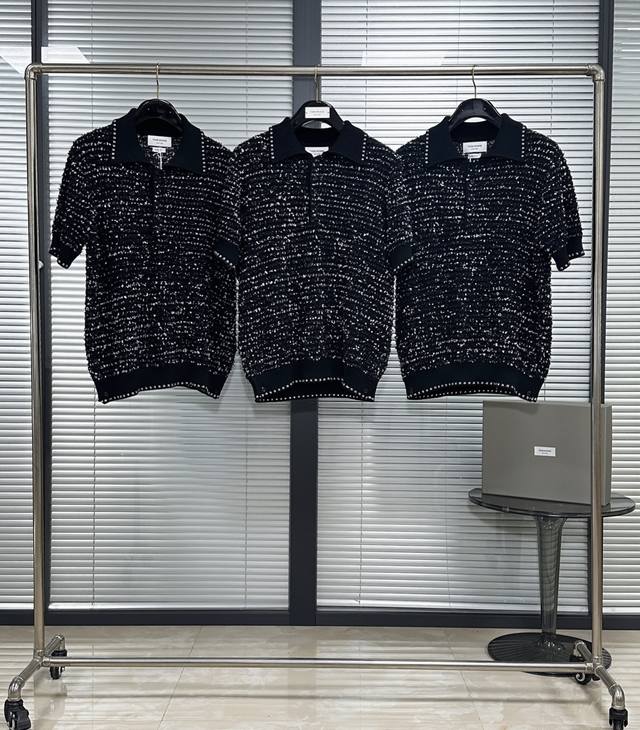 Polo Tb Tweed Short Sleeve Tb's extremely rare Chanel-inspired style, the latest