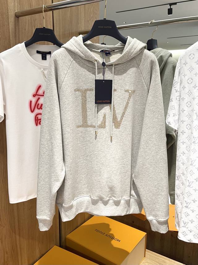 The Coolest Collection. Louis Vuitton Women's Cappuccio Sweatshirt with Letter P