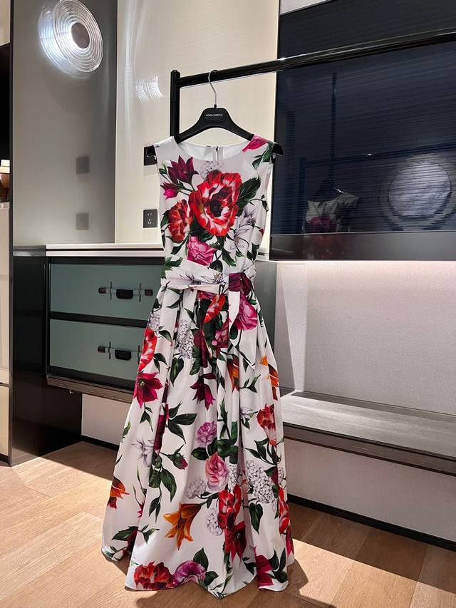 25 Spring and Summer New Arrivals New Printed Cotton Dress Spot 36-38-40-42 DDD