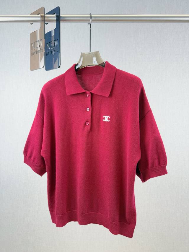 Homesick | Arc de Triomphe Lapel Short Sleeve 100% Wool The iconic Celine Arc de